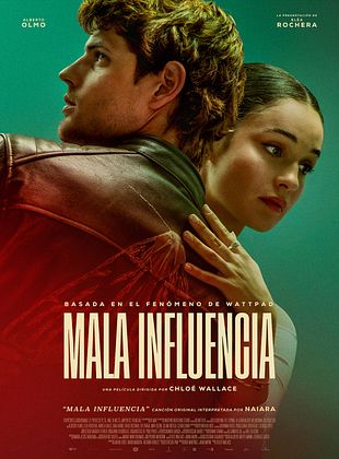 Cartel de  Mala influencia